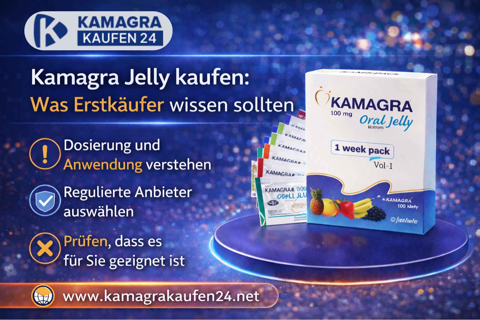 Kamagra Jelly kaufen: Was Erstkäufer wissen sollten